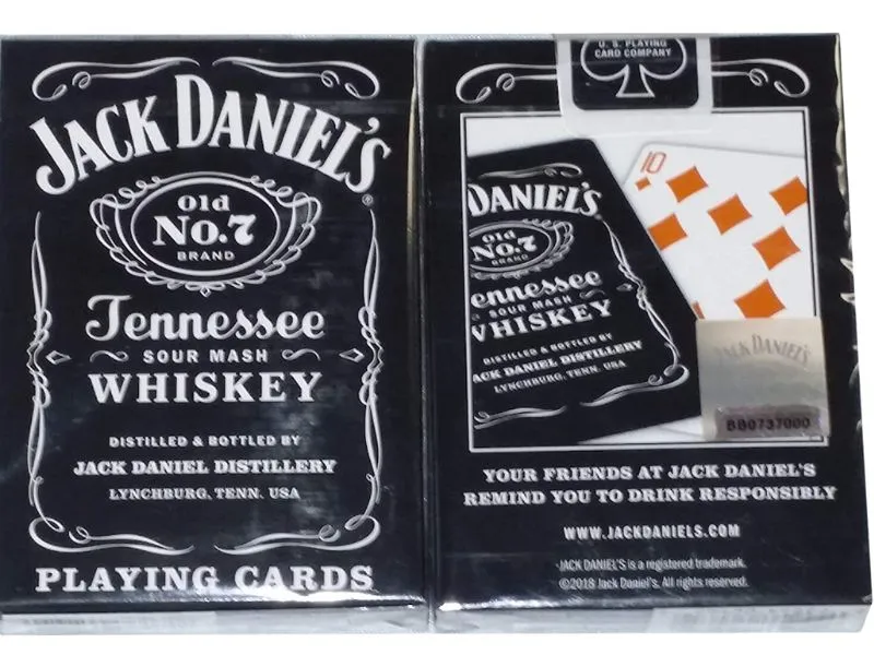 024652 - PLAYING CARDS JACK DANIELS TENNESSEE SOUR MASH WHISKEY