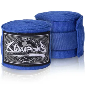 8 Weapons 5m Hand Wraps Blue