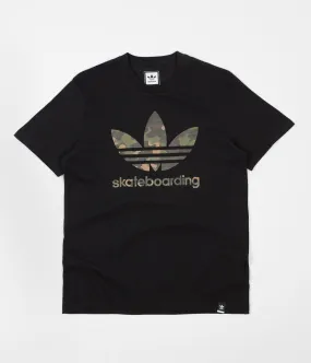 Adidas Clima 3.0 Camo T-Shirt - Black