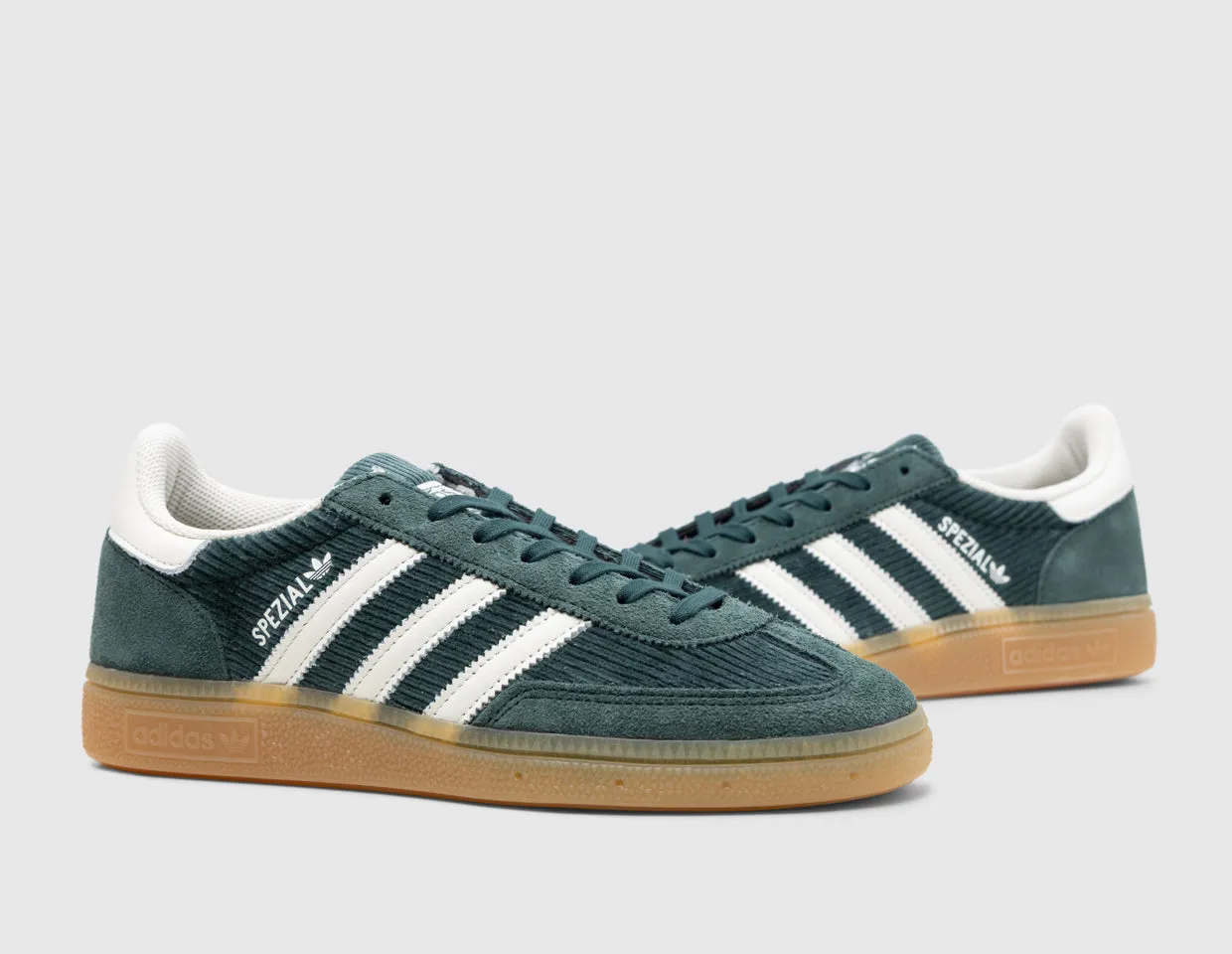 adidas Originals Women's Handball Spezial Mineral Green / Off White - Gum