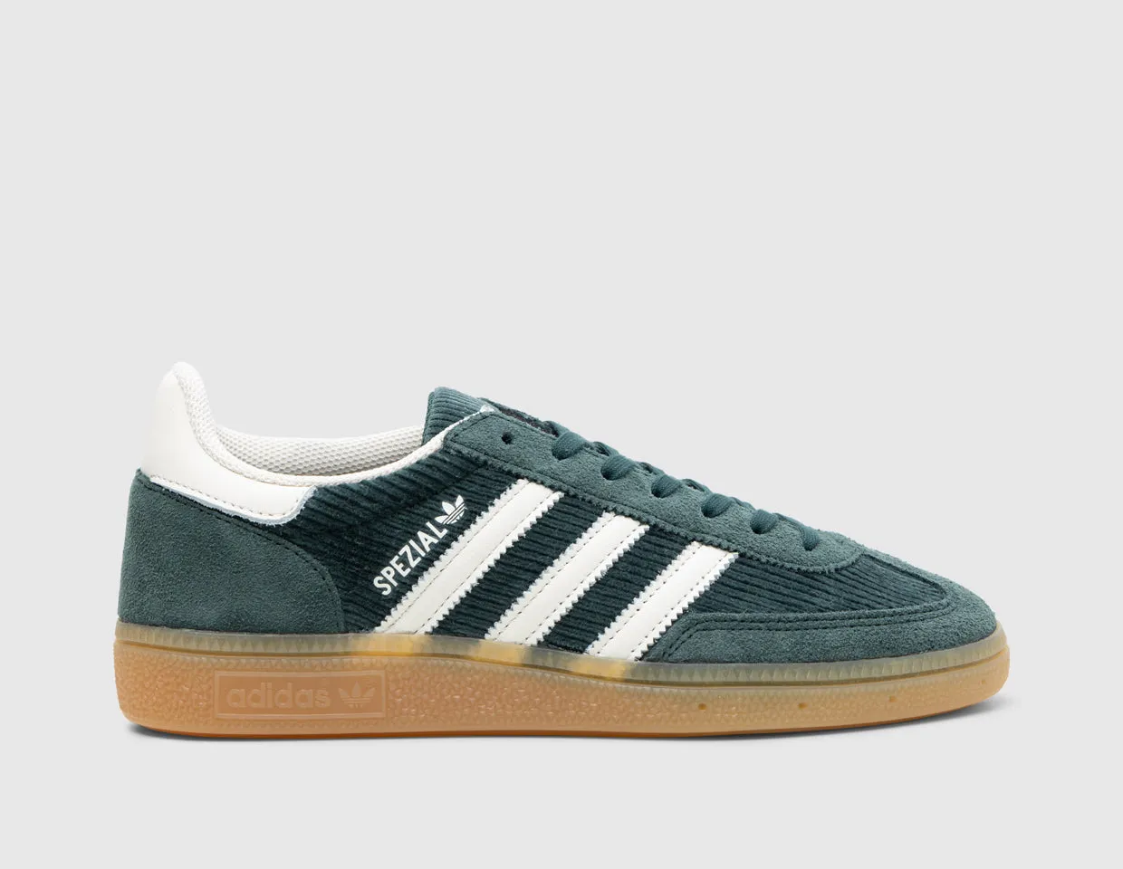 adidas Originals Women's Handball Spezial Mineral Green / Off White - Gum