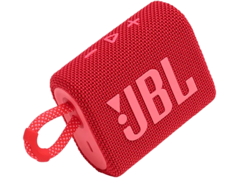 Altavoz inalámbrico - JBL Go 3, 4.2 W, 5 h, 500 mAh, Rojo