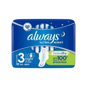 Always Ultra Night Sanitary Pads