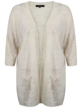 Amara Reya Wild Buckwheat white cardigan