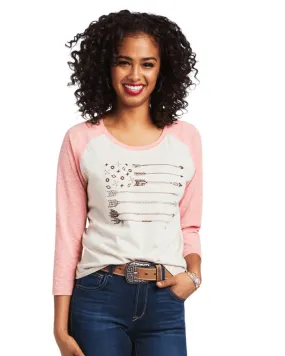 Ariat Women's Arrow 3/4 Sleeve Tee 10039824