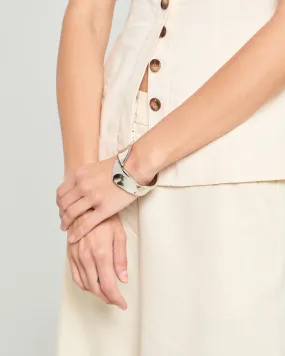 Asymmetrical Hinge Cuff Bracelet