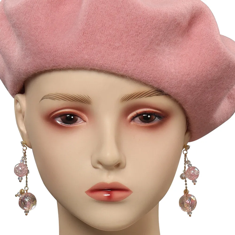 Barbie Boucles d'oreilles Chapeau Rose Femme Accessoires