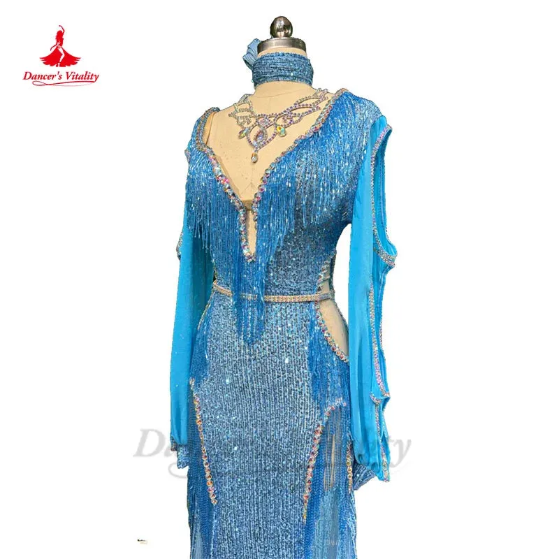 Belly Dance Costume for Women Stones Oriental Belly Dancing Performance Competiton Dress Custom Adult Child Bellydance Dresses