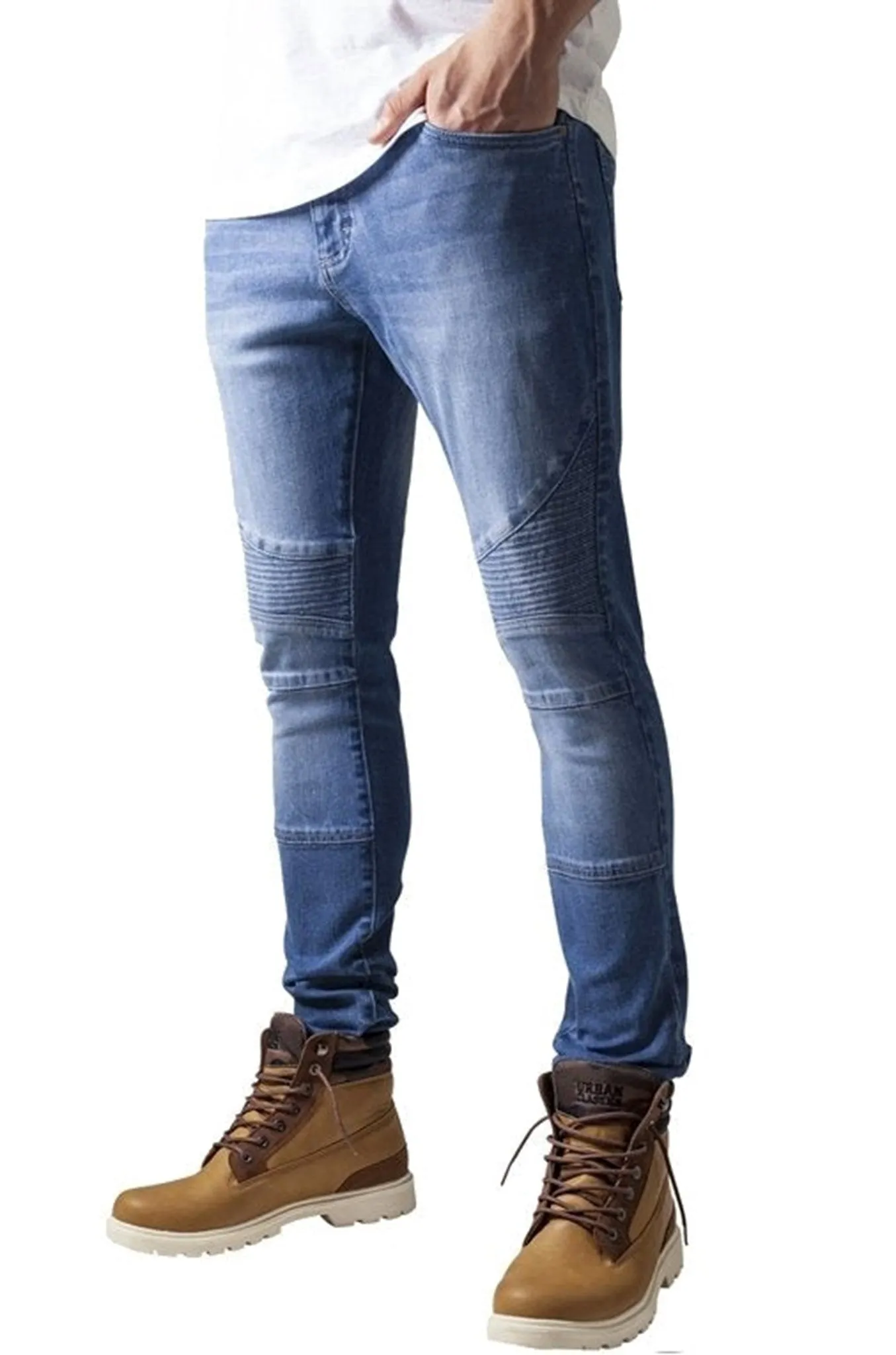 Biker Jeans - Denim Blue