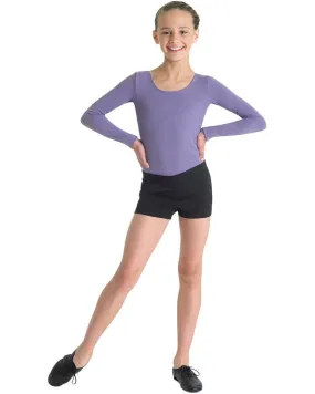 Bloch Arabesque Cotton V-Waist Dance Shorts - CR3644 Girls