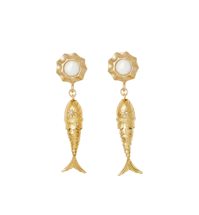 Brinker   Eliza Dory Fish Earrings