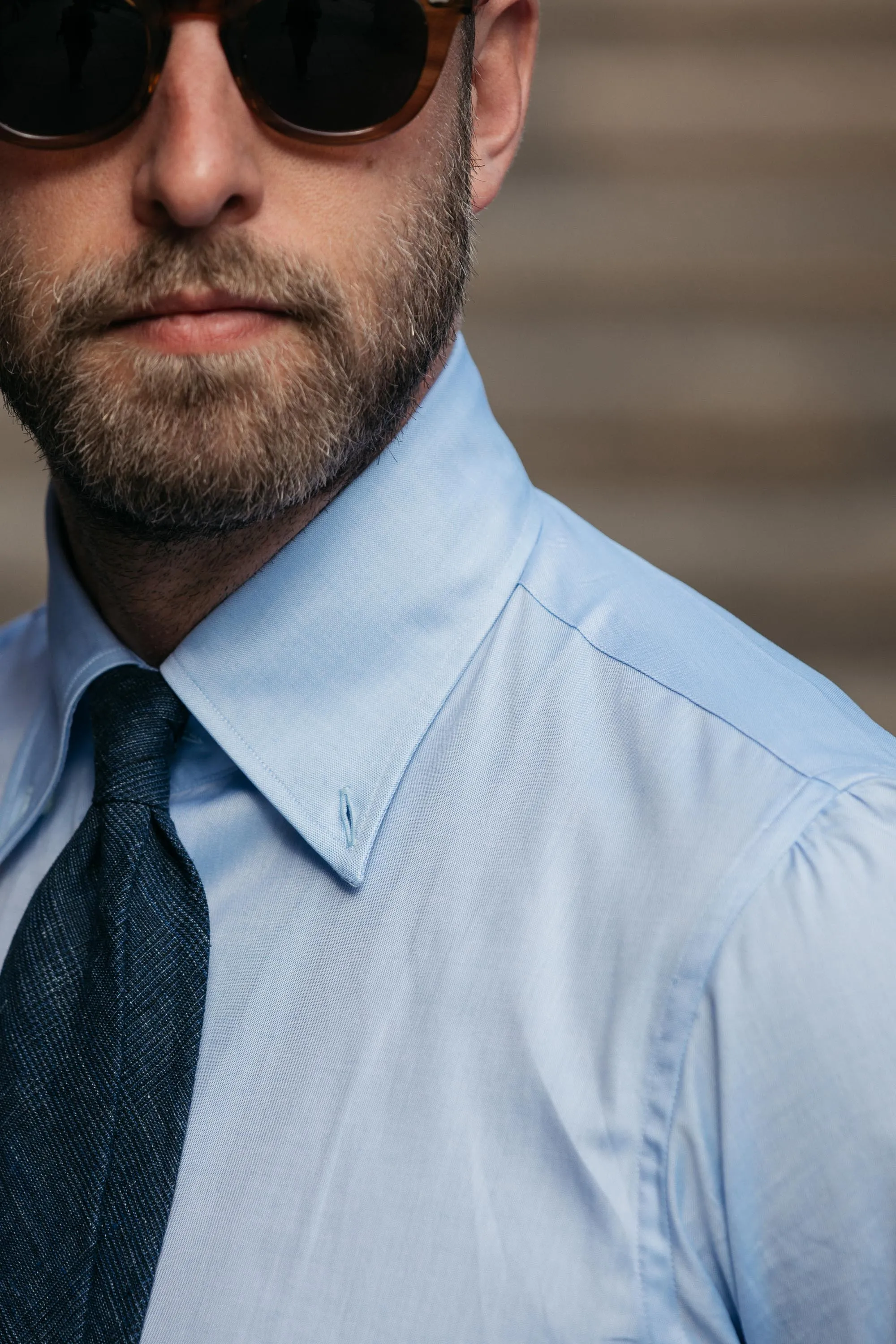 Button down light blue shirt ”Sartoriale collection” - Made In Italy