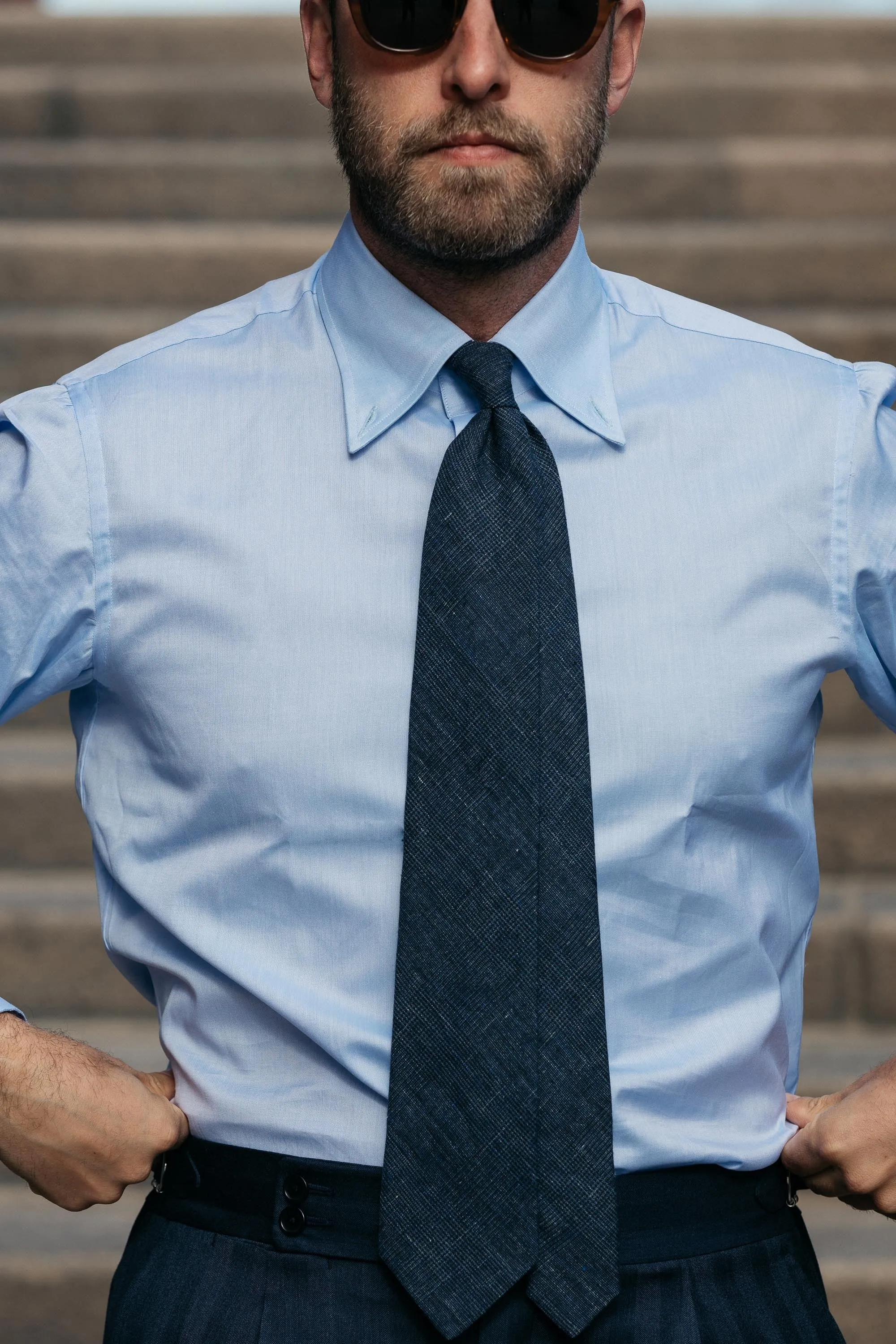 Button down light blue shirt ”Sartoriale collection” - Made In Italy