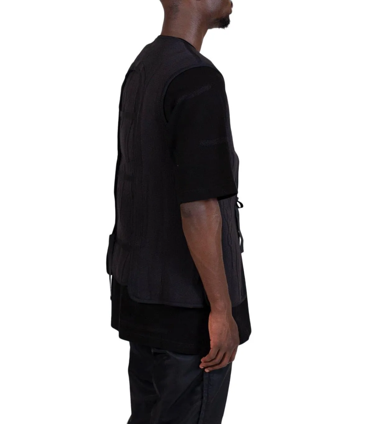 BYBORRE Open Back Vest Black