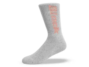 Calcetin Largo Block Unisex Gris Melange