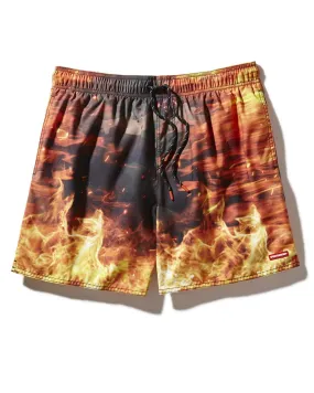 CAMO FIRE SHOTO SWIM TRUNKS