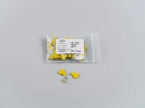 Cane Tabs, Yellow, 100/Bag