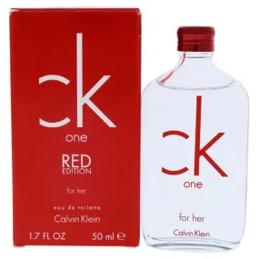 C.K. ONE RED EDITION BY CALVIN KLEIN FOR WOMEN -  Eau De Toilette SPRAY