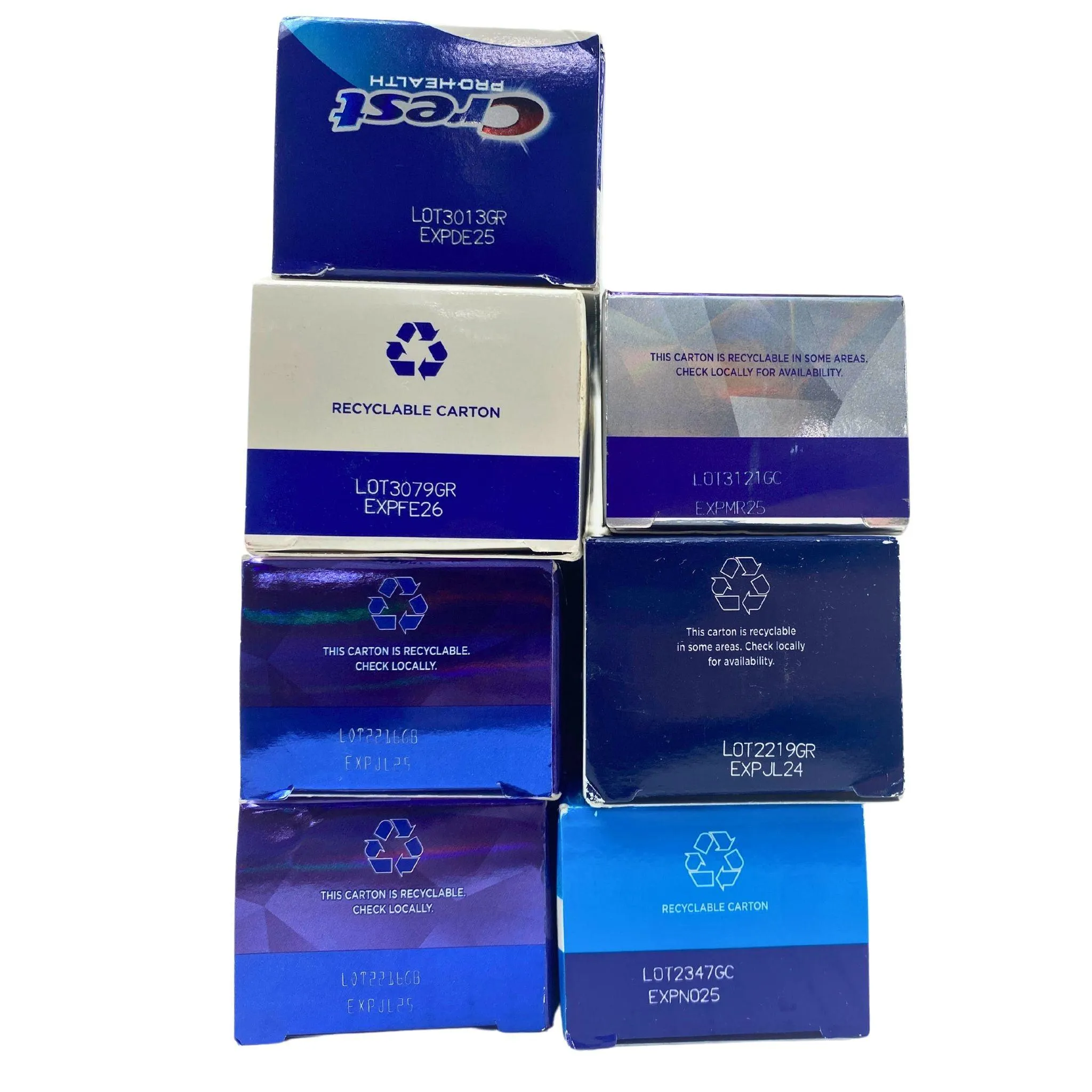 Crest Assorted Toothpaste Mix (50 Pcs Lot)