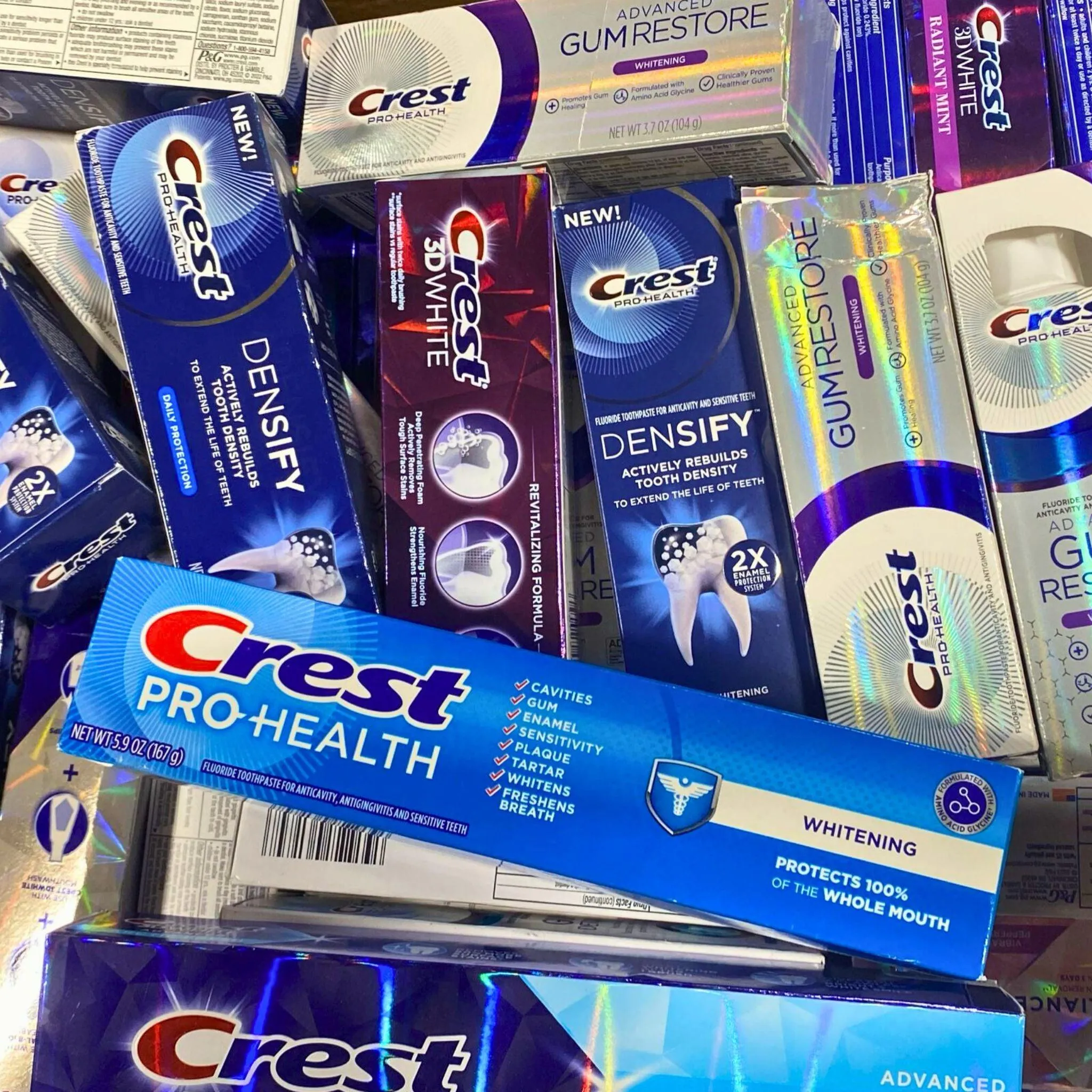 Crest Assorted Toothpaste Mix (50 Pcs Lot)