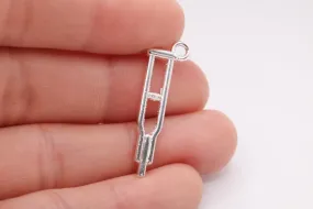 Crutch Charm, 925 Sterling Silver, 653