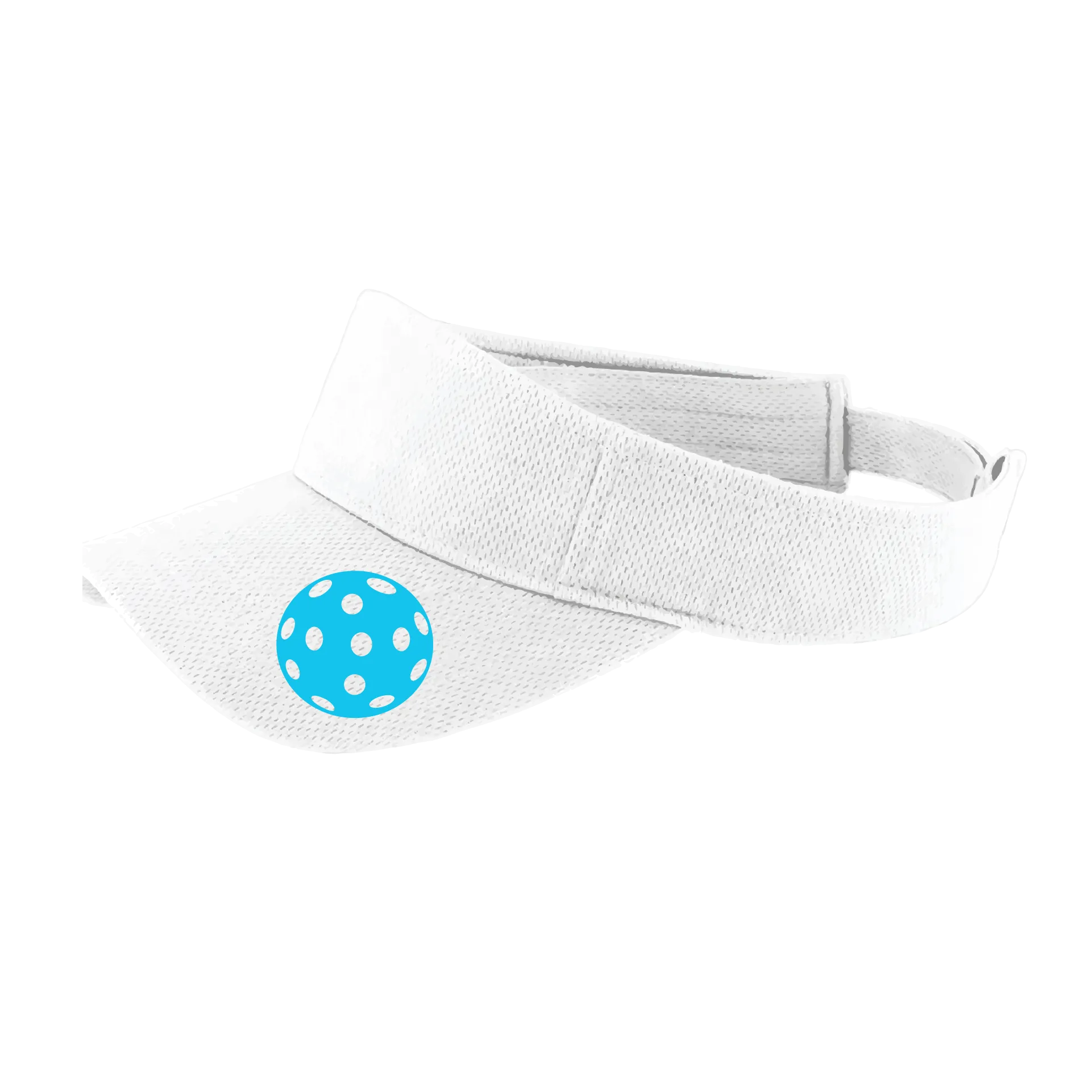 Cyan Pickleball (Customizable) | Pickleball Visors | Moisture Wicking 100% Polyester