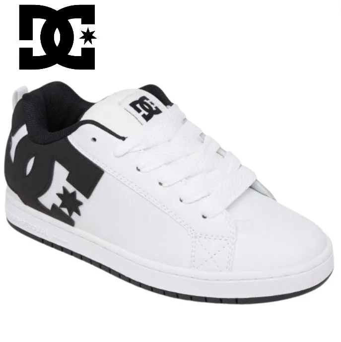 D.C. Court Graffik White Leather Shoe White