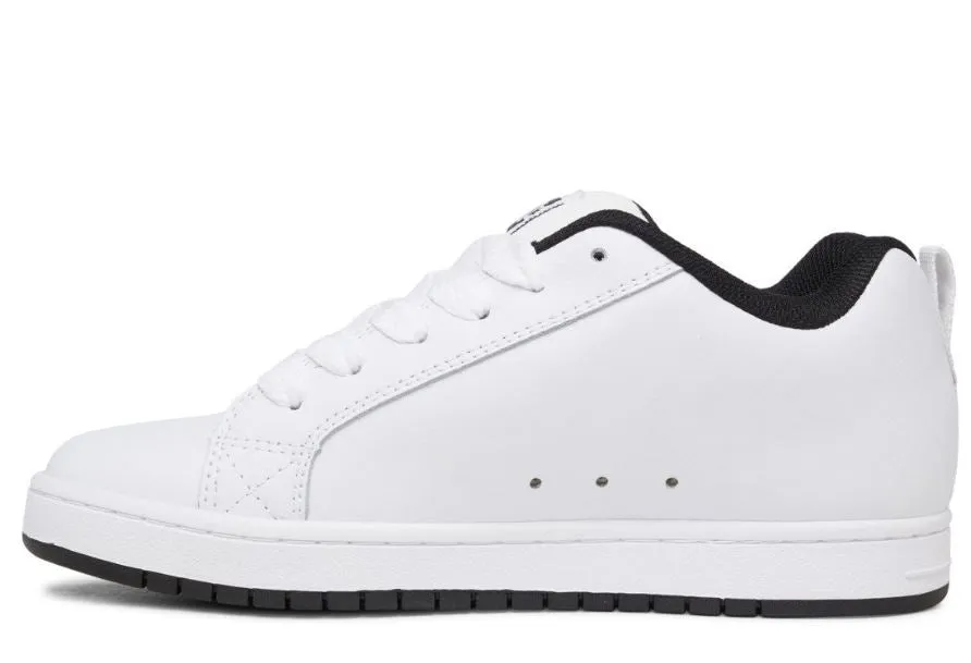 D.C. Court Graffik White Leather Shoe White