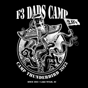 F3 Dads Camp Camp Thunderbird 2023 Pre-Order September 2023