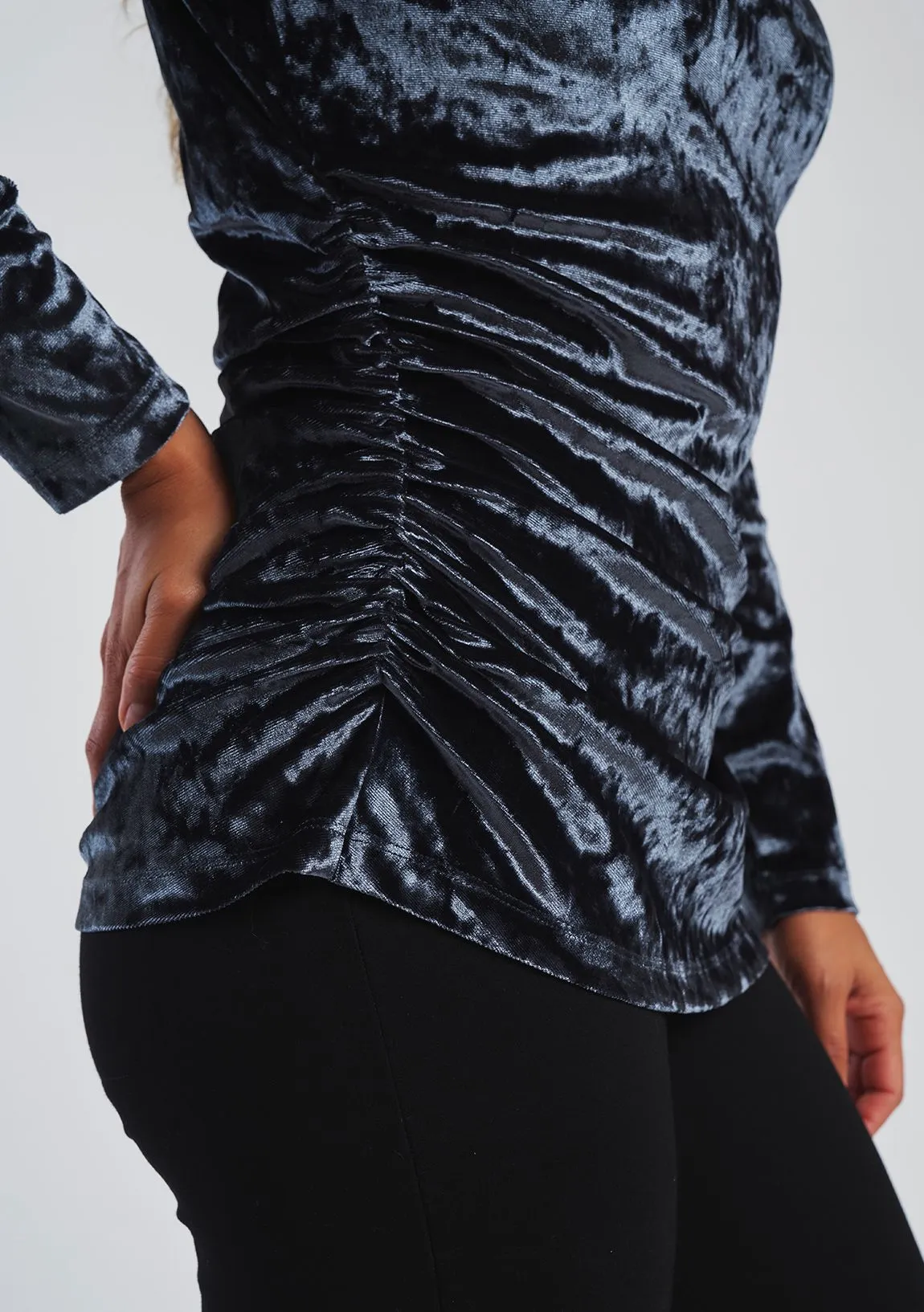 Felicia Top (Midnight Velvet)