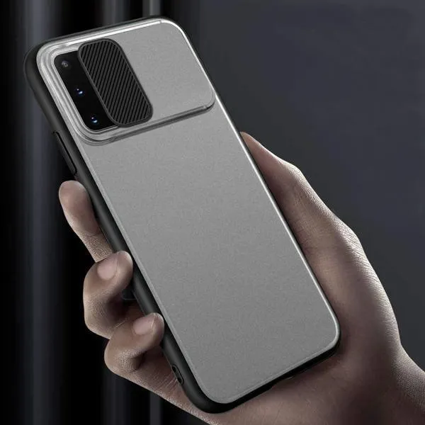 Galaxy A71 Camera Lens Slide Protection Matte Case