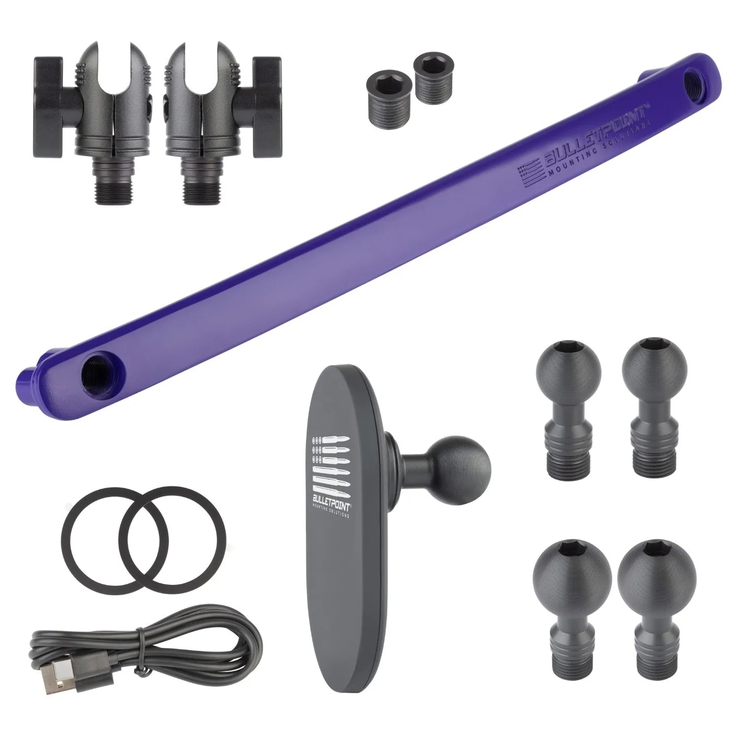 Grab Bar Insert Replacement with 2 Mounting Points 2011-2018 Jeep Wrangler JK - Purple