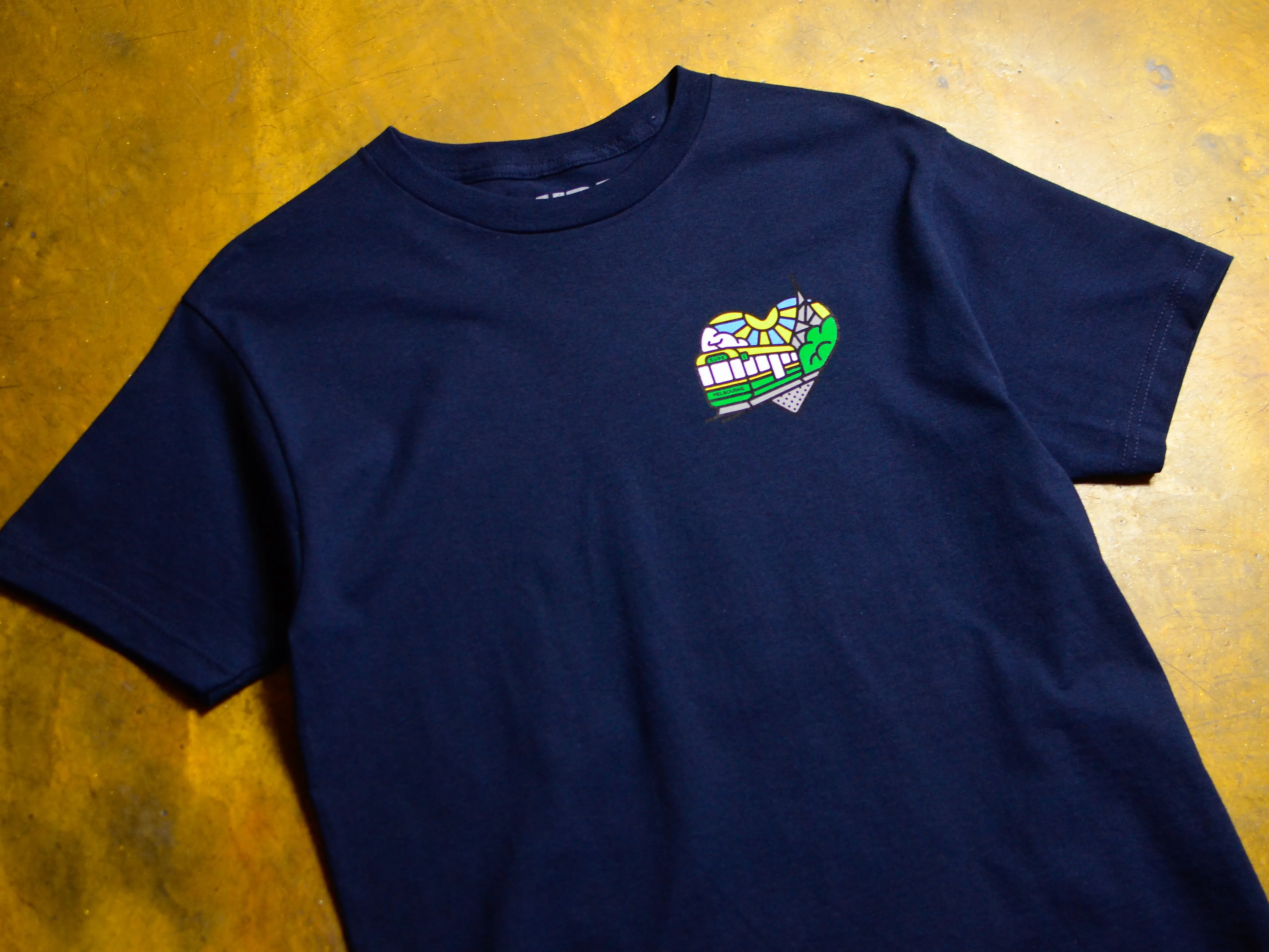 Heartbeat T-Shirt - Navy