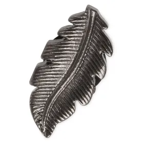 Jibbitz Unisex Black Feather Joyería