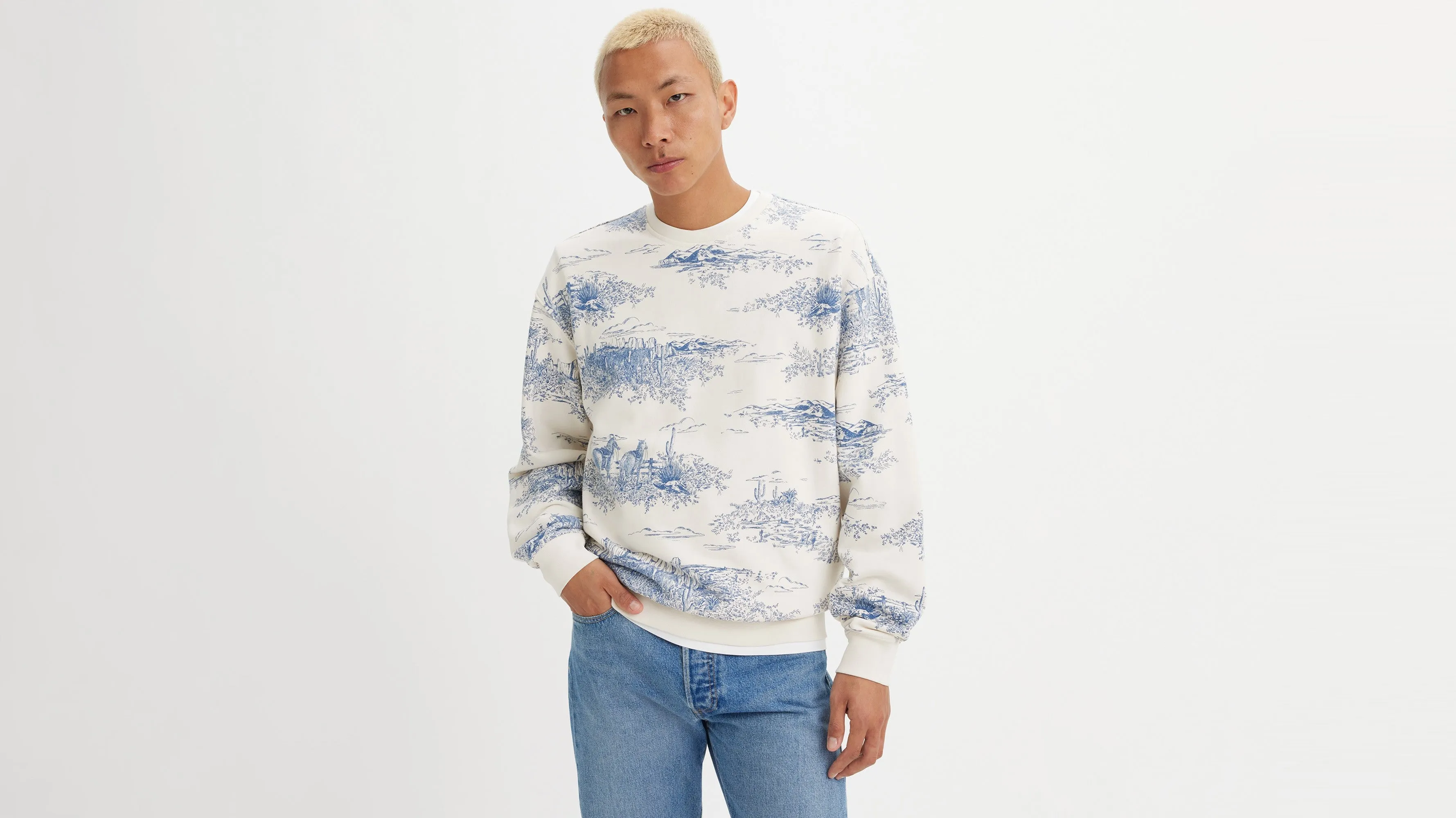 Levi's® Men's Relaxed Fit Graphic Crewneck Sweatshirt