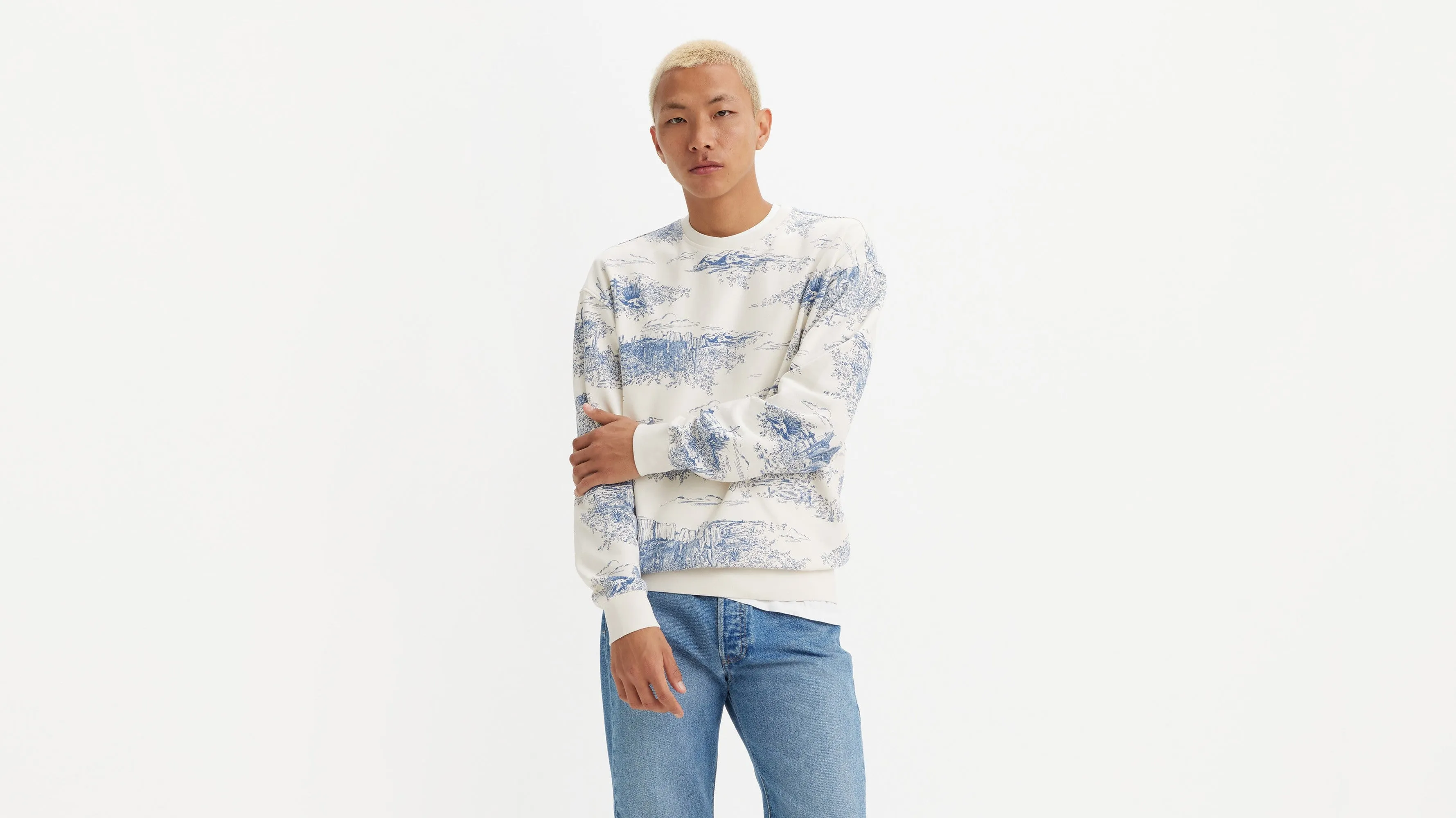 Levi's® Men's Relaxed Fit Graphic Crewneck Sweatshirt