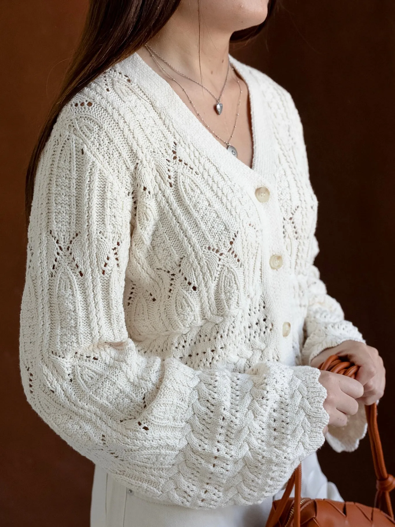 Lola Ivory Cardigan