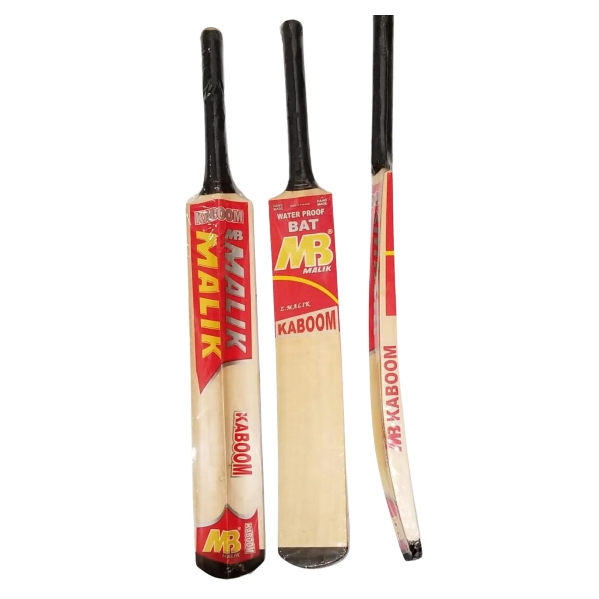 MB Malik Cricket Bat Kaboom Long Blade Tape Tennis