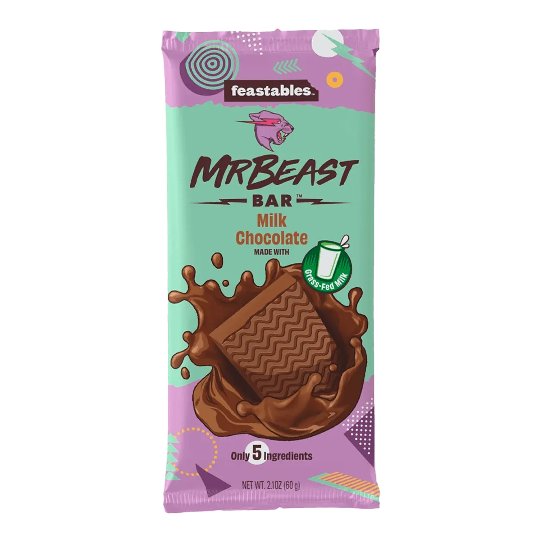 Mr. Beast Feastables Milk Chocolate Bar