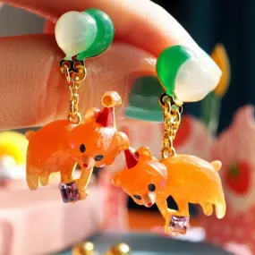 N2 - AQPP102 Cuddly bear post earrings