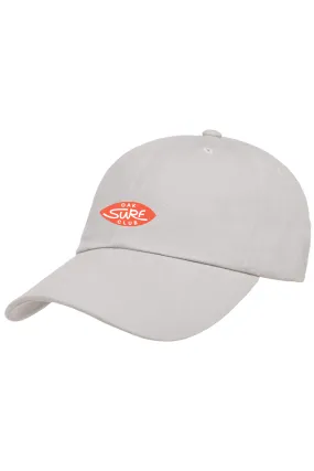 OAK SURF CLUB UNISEX COTTON TWILL HAT - GREY