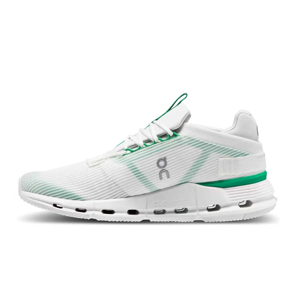 On Running Men's Cloudnova Void Shoes - Undyed White / Mint