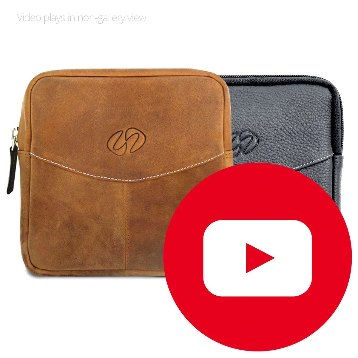 Premium Leather MacBook Messenger Bag