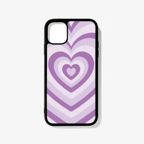 Purple Heart Glass Case