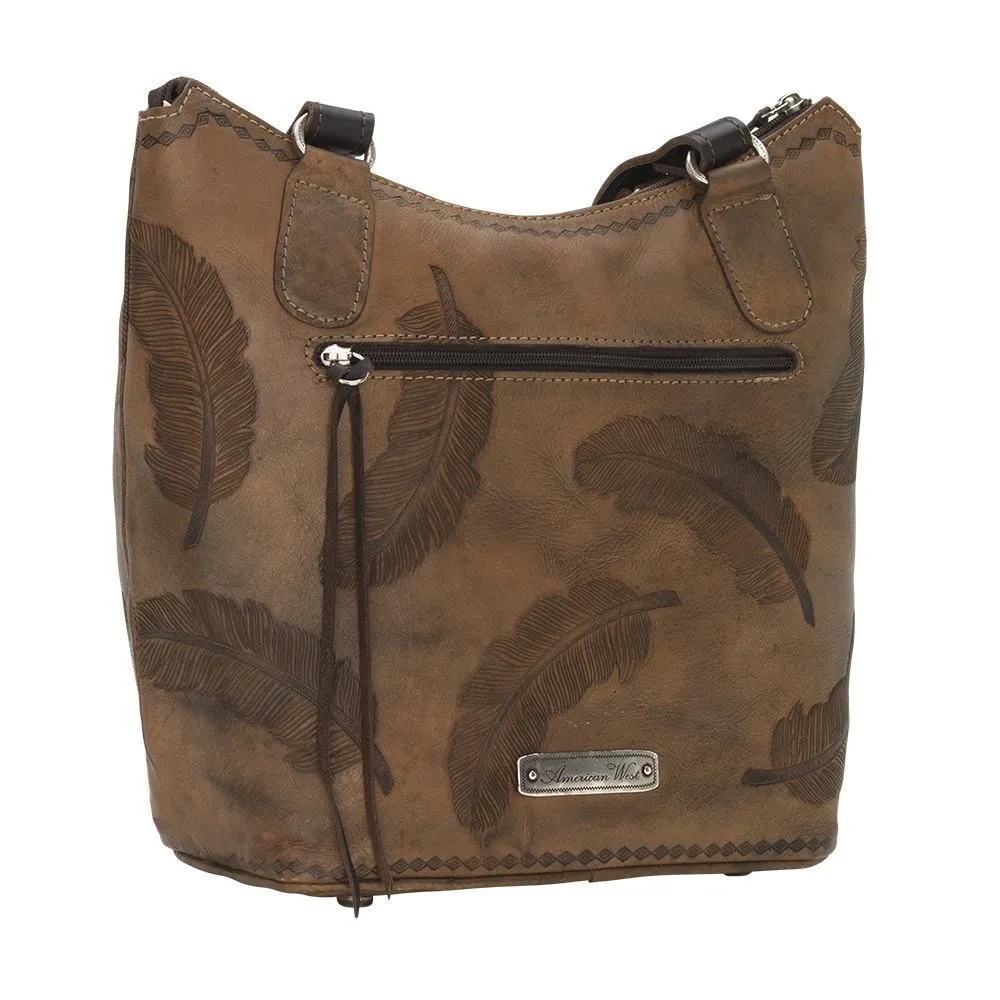 Sacred Bird Zip-Top Bucket Tote