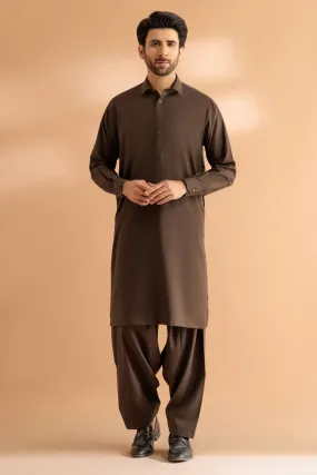 SLATE-BLENDED-KURTA SHALWAR - (KSRS24-044) BIN 48 M4