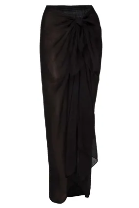 St. Tropez Sarong - Black