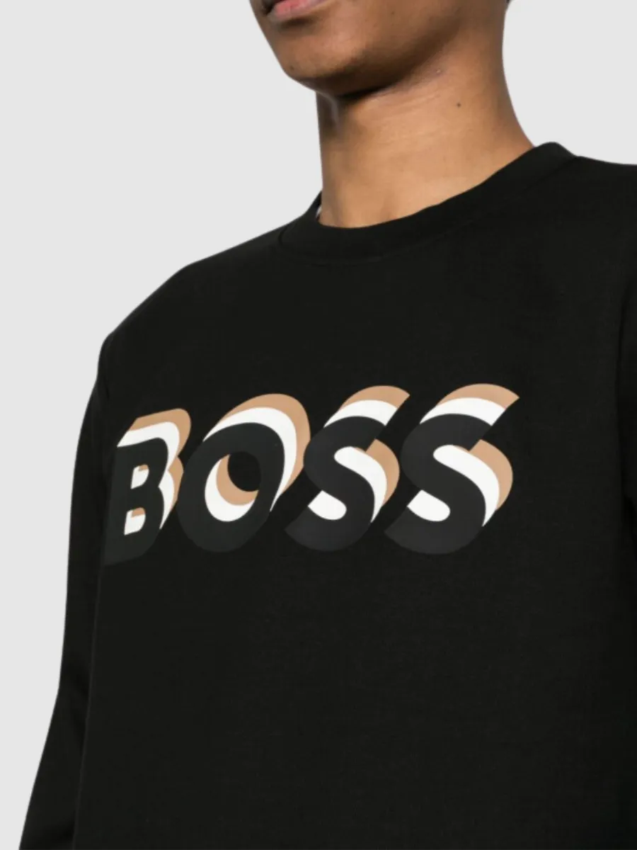 Sweater Logo Print BOSS