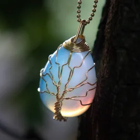 Tree of Life Opalite Pendant