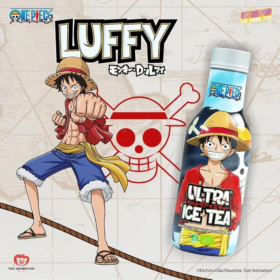 Ultra Ice Tea Luffy (One Piece) - Red Fruit Flavor